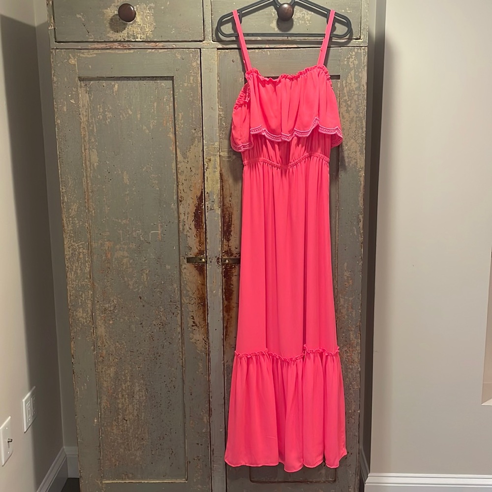 Pink maxi Lilly Pulitzer dress